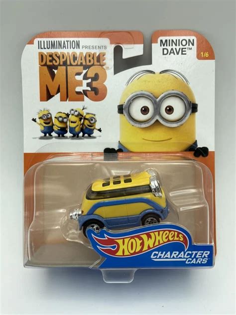Hot Wheels Character Car Despicable Me Minion Dave Free Shipping Picclick Uk