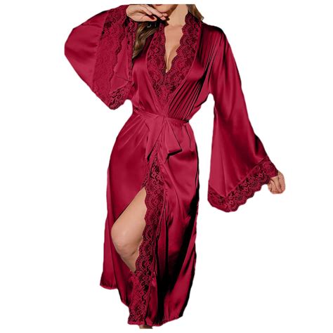 Midwennn Sexy Underwear Sexy Women S Robe Sex Suit Womens Plus Size Kimonos Hooded Long