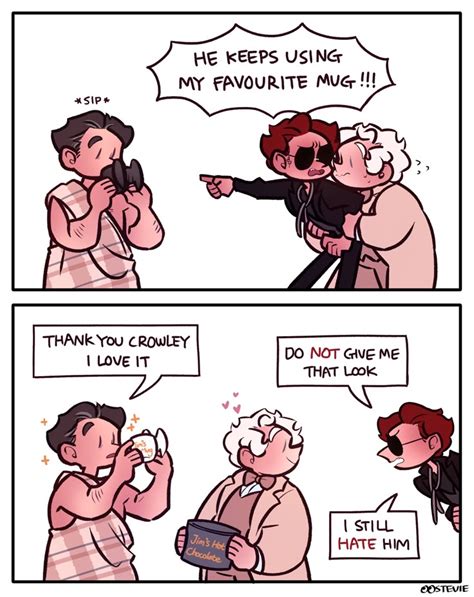 Justanartstorage In Good Omens Book Cute Gay Couples Cute Gay