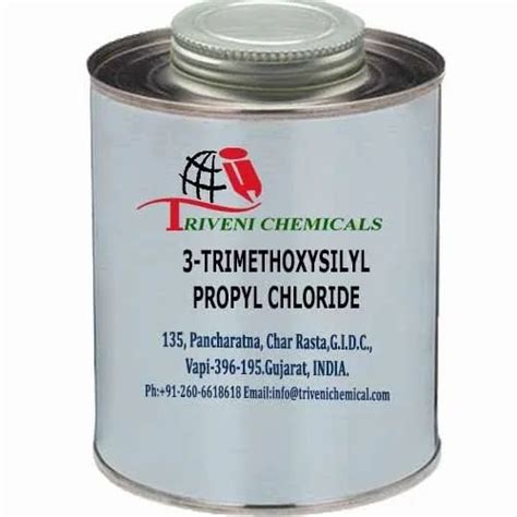 Liquid 3 Trimethoxysilyl Propyl Chloride Packaging Type Drum At Best