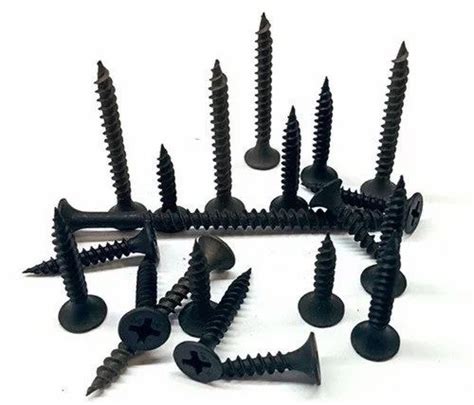 Black Powder Coated Gypsum Drywall Board Screw At Best Price In Noida