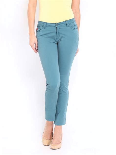 Buy Lee Cooper Women Blue Slim Fit Jeans Jeans For Women 355329 Myntra