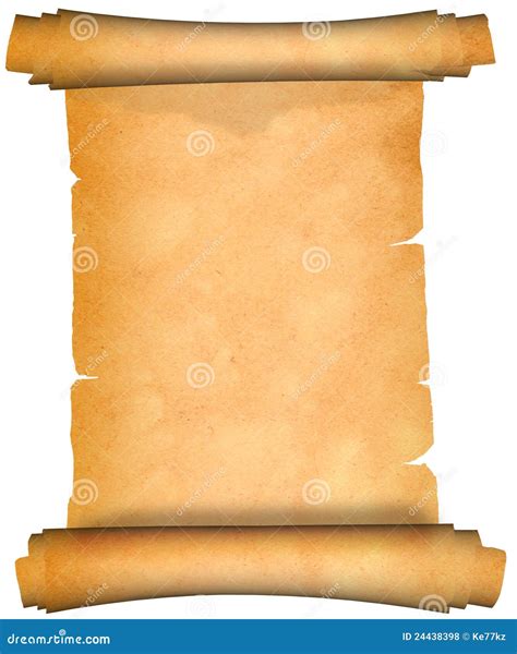 Scroll Of Ancient Parchment Royalty Free Stock Photos - Image: 24438398