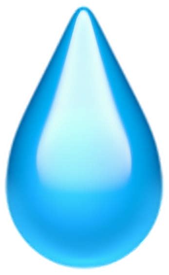 Teardropemoji Emoji Tear Drop - Iphone Water Drop Emoji - (576x576) Png ...