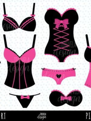 Kit Cha Lingerie Arte Digital Compre Produtos Personalizados No Elo