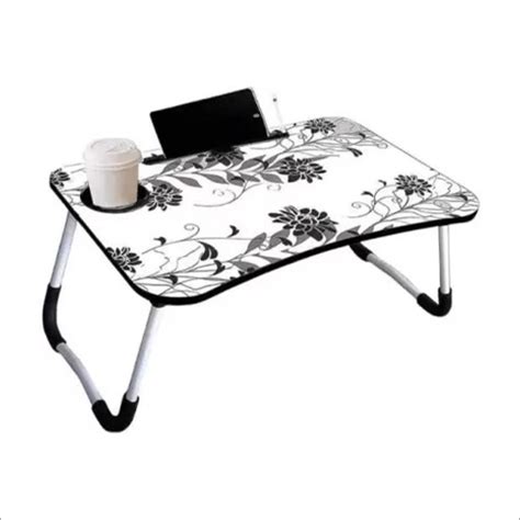 White Flower Printed Laptop Table At Best Price In Surat Laduba