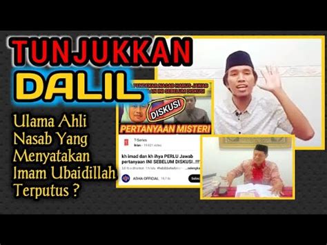 Menanggapi Pertanyaan Kang Mas Adhaofficial Ketersambungan Nasab