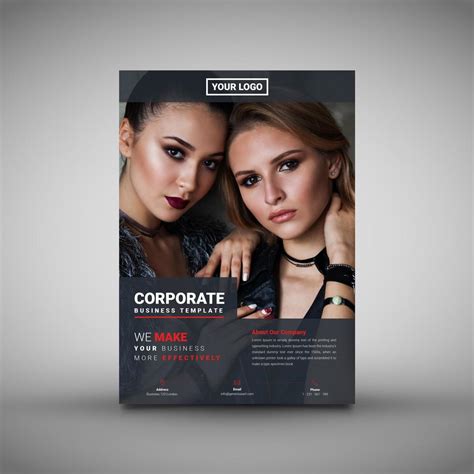 Corporate Magazine Cover Template 683526 Vector Art at Vecteezy