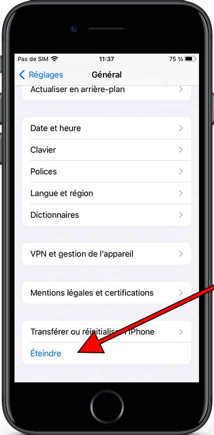 Comment Teindre Un Apple Iphone Plus Depuis Les Param Tres