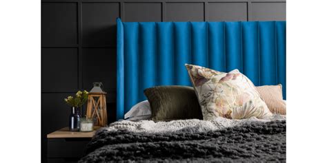 Hailey Headboard Blue Russells
