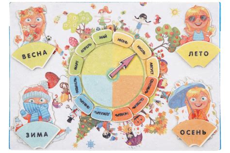 Развивающий конструктор из фетра на липучках Круглый год с игровым ...