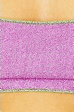 Oseree Lumiére Bicolor Bikini Set in Glicine Lime FWRD