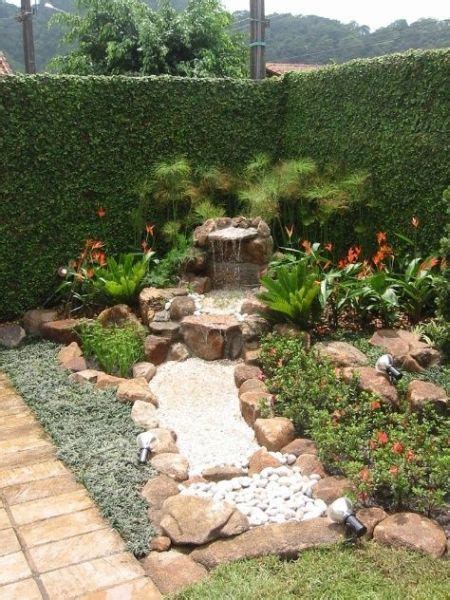 Fontes Em Jardins Pequenos - 15 Projetos de Fontes para Jardins | Decoração e Projetos | Design de ...