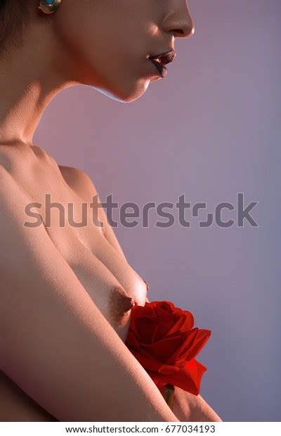 Nude Woman Flowerfashion Art Photo Naked Stock Photo Shutterstock