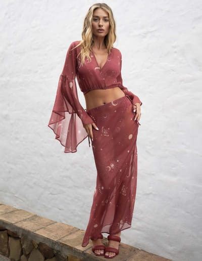 Góra od bikini typu trójkąt Lunar brązowy ESOTIQ