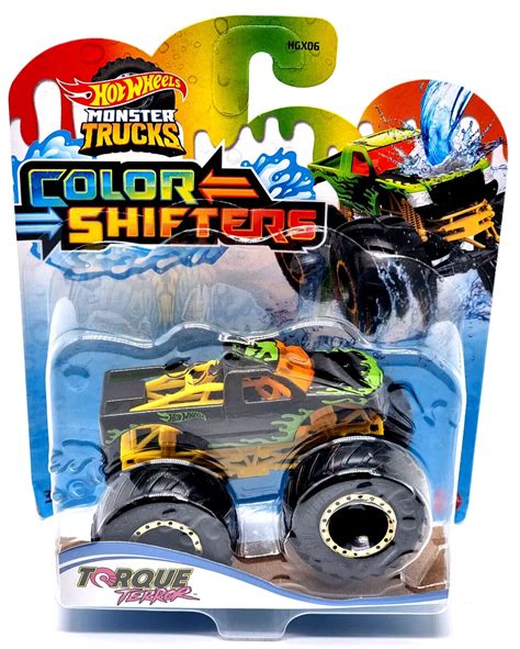 Mattel Hot Wheels Monster Trucks Color Shifters Torque Terror Vehicle Musical Paradise Cd
