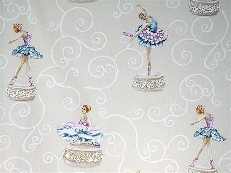 Детская ткань с балеринами Marianela col.1