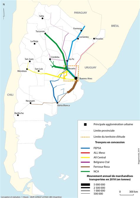 Desserte des villes du territoire métropolitain Buenos Aires – Rosario