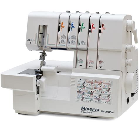 ᐈ Minerva M5000PRO | Коверлок с автоматическим натяжением нити