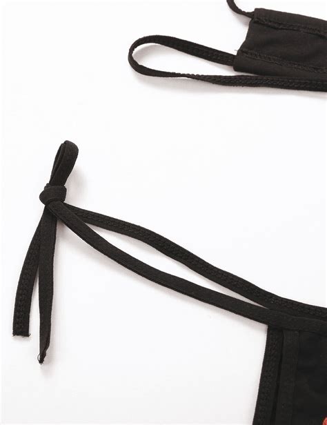Sexy Women Micro Bikini G String Tie Up Bra Thongs Lingerie Swimwear Nightwear EBay