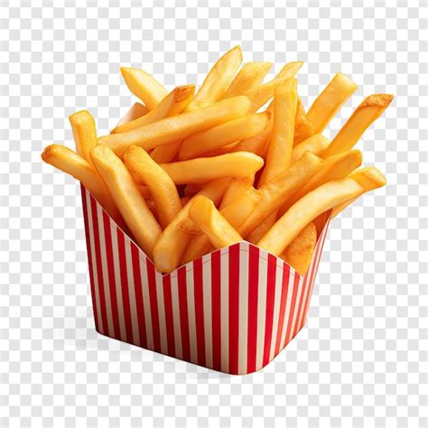 Premium Psd French Fries Transparency Background Psd