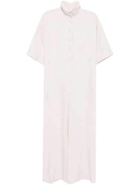 Tessitura Body Couture Nude Jumpsuit Neutrals FARFETCH AO