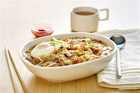 Miso Bacon And Egg Ramen Jones Dairy Farm