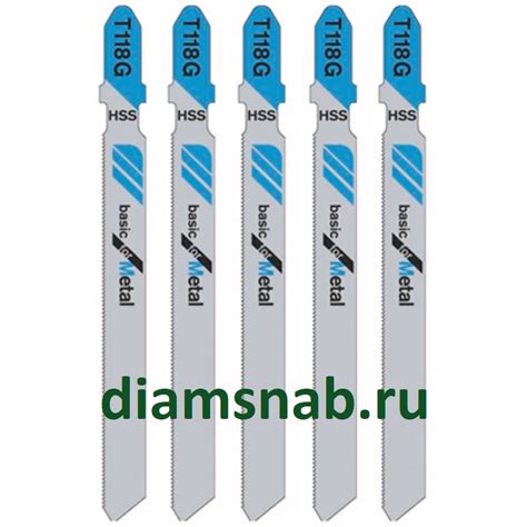 Пилки T118G для лобзика по металлу, алюминию толщиной до 1,2 мм (HSS ...