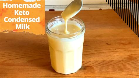 Homemade Low Carb Condensed Milk 3 Ingredient Sugarfree Keto Youtube