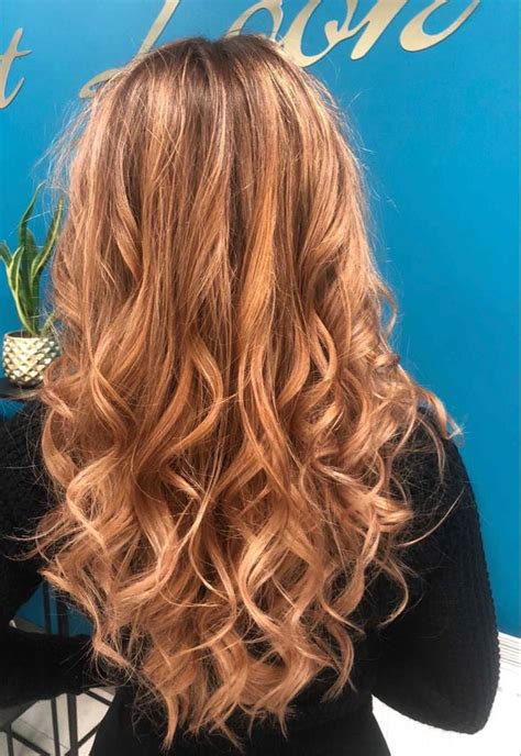 Peach Blonde Long Hair Styles Hair Blonde