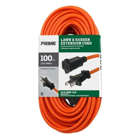 Prime Outdoor 100 ft. L Orange Extension Cord 16/2 SJTW - Ace Hardware