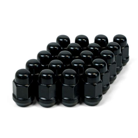 Saas Acorn Style Black Wheel Lug Nuts 20 X 14mm X 15 Ve Vf Commodore