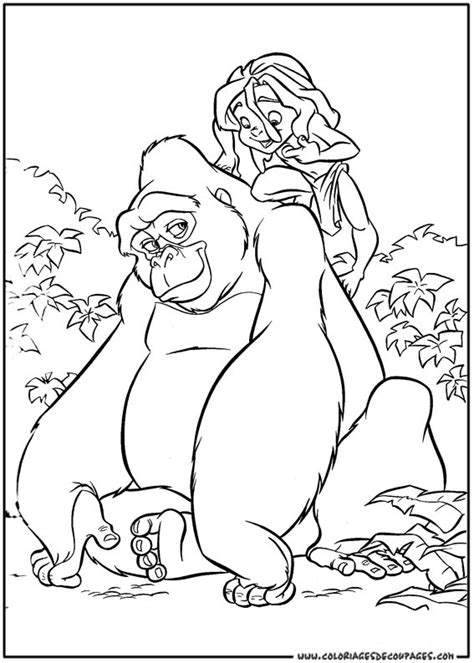 140 Dessins De Coloriage Tarzan à Imprimer Sur Page 14