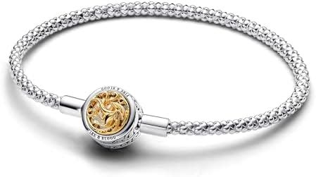 Pandora X Game of Thrones 562964C00 19 Bracelet à maillons cloutés en