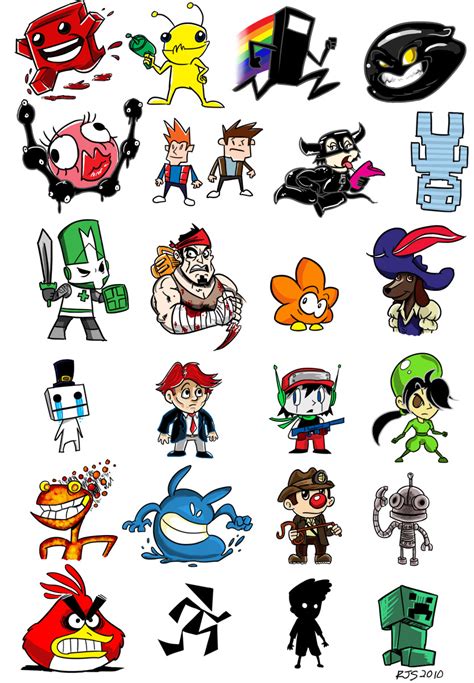 25 Indie Game All Stars By Ronnieraccoon On Newgrounds