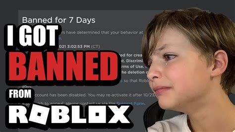 Ich wurde GEBANNT von Roblox für 7 TAGE Kamoo YouTube