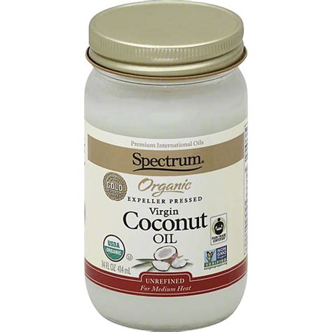 Spectrum Organic Coconut Oil Virgin Unrefined Cooking Oils And Sprays Priceless Foods