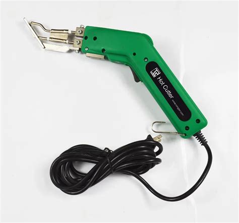 V W Electric Hand Held Hot Knife Tool Non Woven Fabric Curtain Heat Cutter Knife With