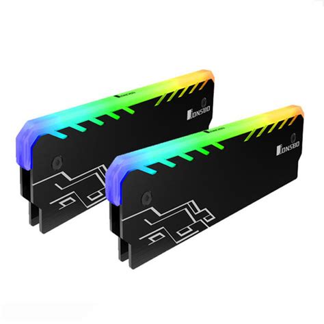 2шт RGB RAM Радиатор Настольный ПК DDR DDR3 DDR4 Теплораспределитель ...