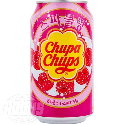 Напиток Chupa Chups Малина со сливками сильногазированный, 0,345 л ...