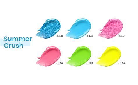 Amazon Beetles Gel Polish Pcs Neon Hot Pink Glitter Nail Set Green Blue Shimmer Summer