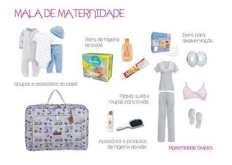 Oque Levar Na Mala Maternidade - O que levar na mala da maternidade? | Maternidade Simples