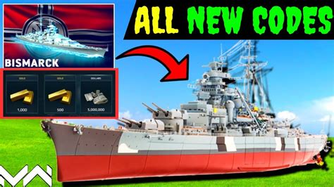 New Modern Warships Codes February Kode Promo Modern Warship