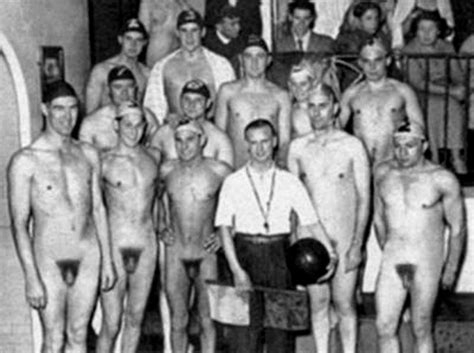 Vintage Nude Men Swimming Cumception