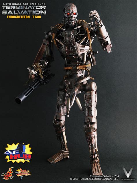 AFHUB The Action Figure Hub Terminator Salvation Endoskeleton T 600 By Hot Toys
