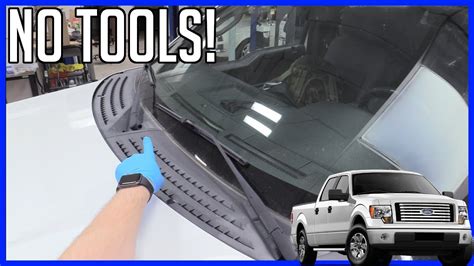 How To Replace Windshield Wipers Ford F 150 2010 2014 EASY YouTube