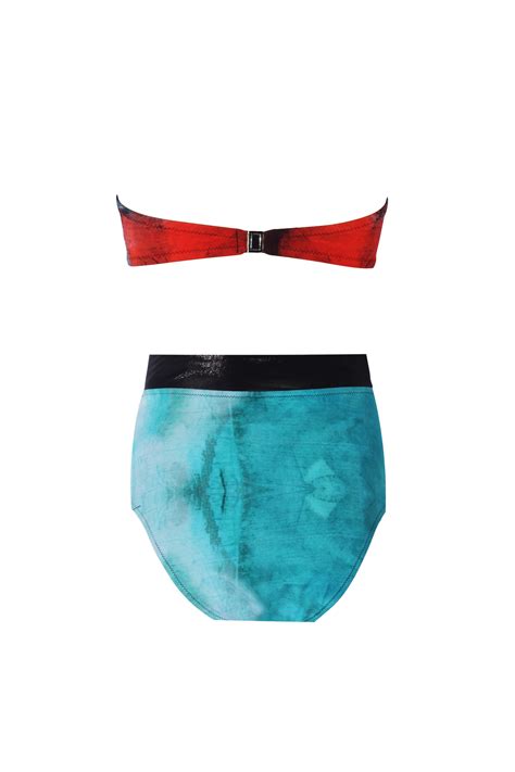 ZEKİ Desenli Straplez Bikini Fiyatı Yorumları Trendyol