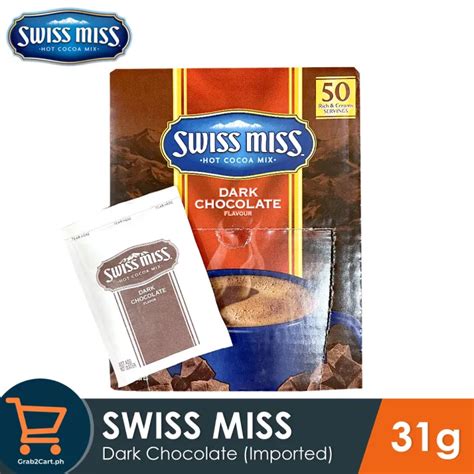 Imported Swiss Miss Hot Cocoa Mix Dark Chocolate Sold Per Envelope G Milky Creamy