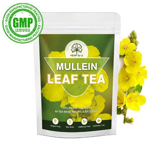 HFU Organic Mullein Leaf Tea Respiratory And Lung Cleanse Detox