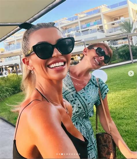 The Stunning Christine Mcguinness Flaunts Her Abs In A Cute Black Bikini That Features Dramatic